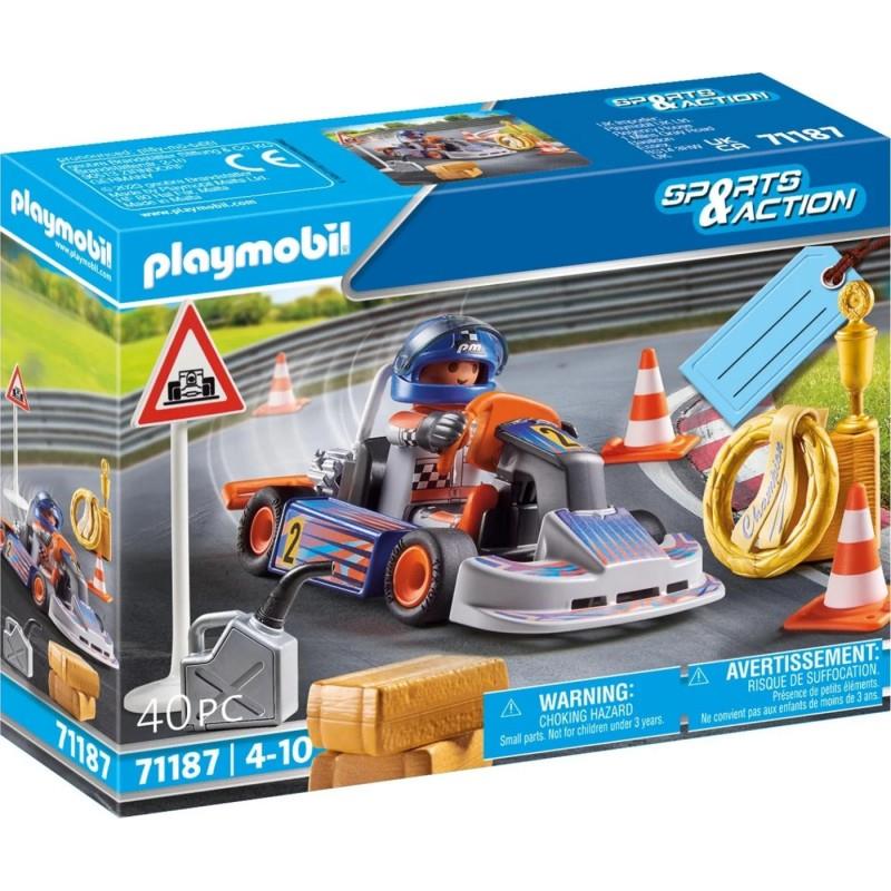 Playmobil Sports & Action 71187: Αγώνας Go Kart