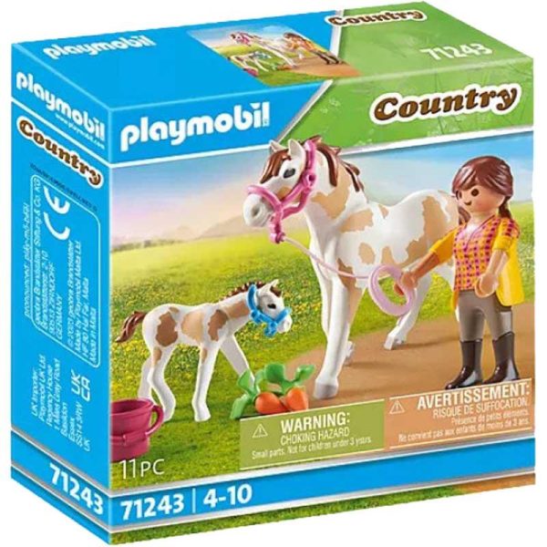 Playmobil Country 71243: Αναβάτρια με Άλογο και Πουλάρι