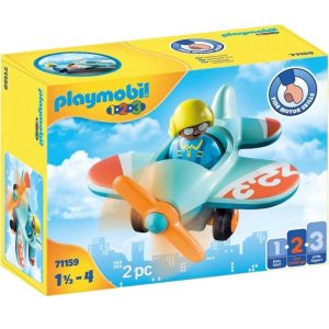 Playmobil 1.2.3 71159: Πιλότος με Αεροπλανάκι