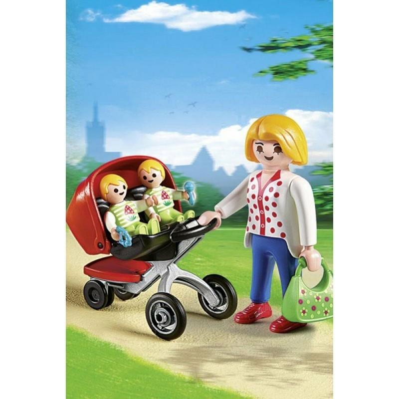 Playmobil City Life 5573: Μαμά με Δίδυμα