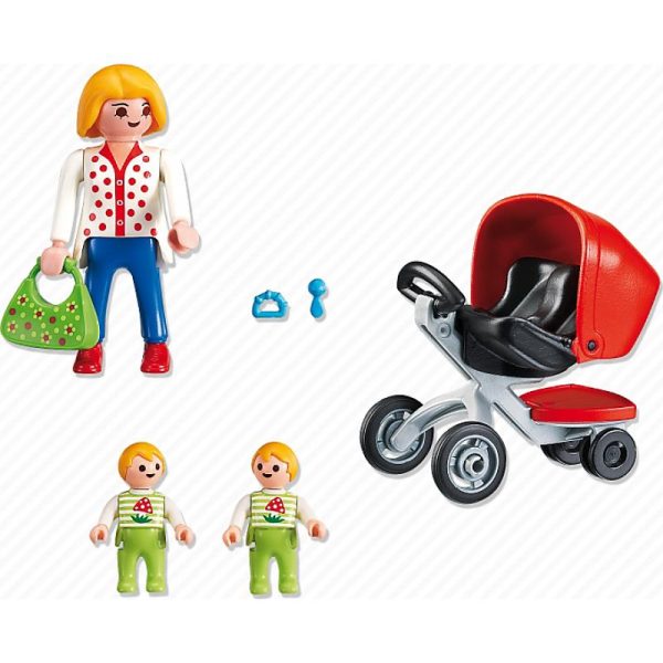 Playmobil City Life 5573: Μαμά με Δίδυμα