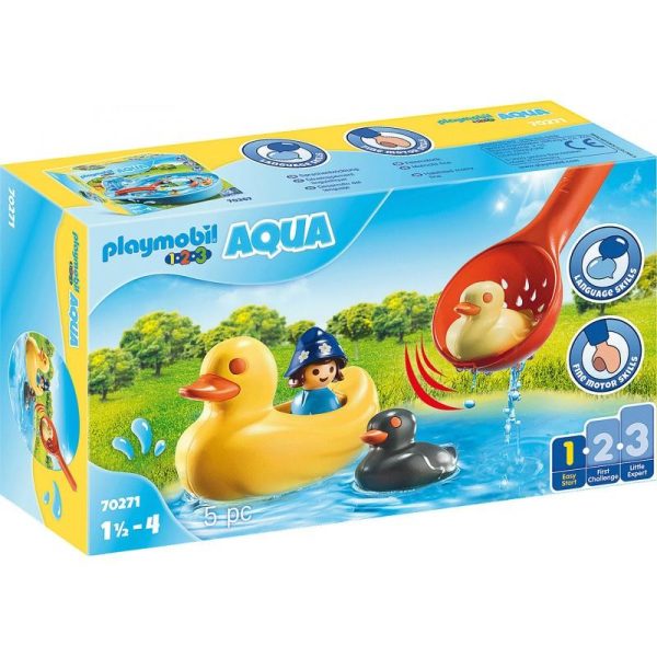Playmobil 1.2.3 Aqua 70271: Παπάκια και Κοριτσάκι