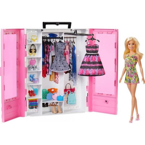 Barbie Fashionistas Ultimate Closet: Νέα Ντουλάπα Barbie με Κούκλα Ξανθιά #GBK12