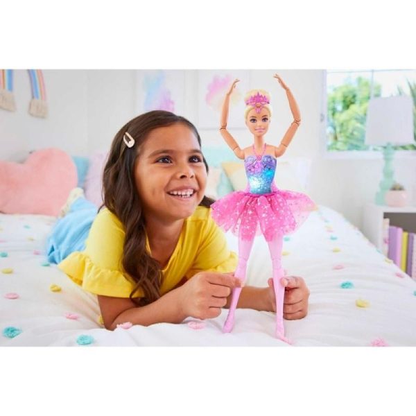 Barbie Dreamtopia Magic Lights: Κούκλα Μαγική Μπαλαρίνα #HLC25