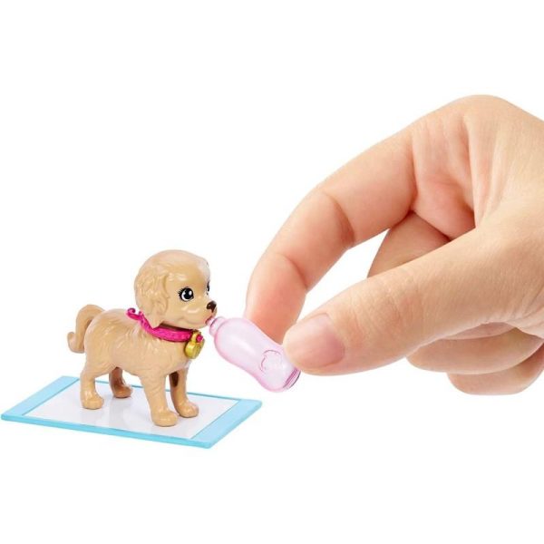 Barbie Pup Adoption: Υιοθεσία Σκύλου - Σετ Κούκλα & Σκύλος #HKD86