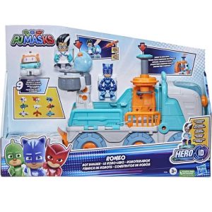 PJ Masks: Romeo Bot Builder με Φιγούρες Robot, Cat Boy, Romeo & Όχημα