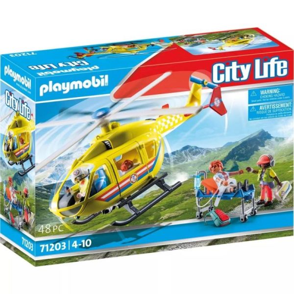 Playmobil City Life 71203: Ελικόπτερο Πρώτων Βοηθειών