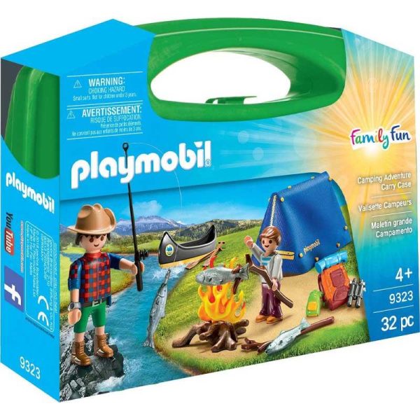 Playmobil Maxi Βαλιτσάκι 9323: Κατασκήνωση στην Εξοχή