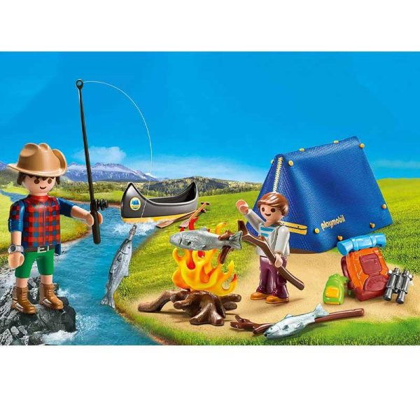 Playmobil Maxi Βαλιτσάκι 9323: Κατασκήνωση στην Εξοχή