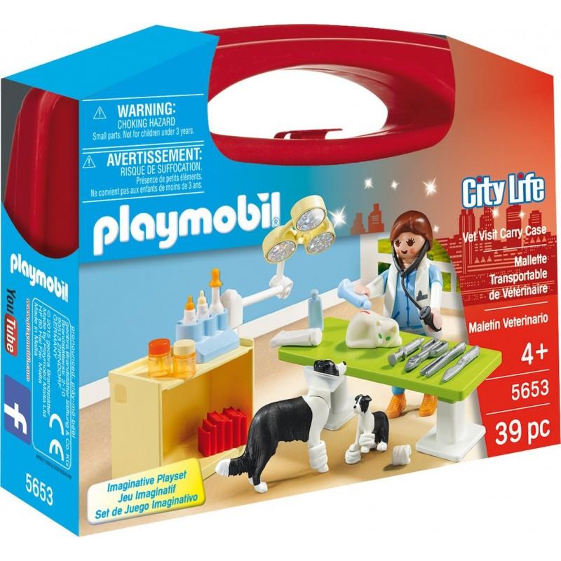 Playmobil Βαλιτσάκι City Life 5653: Κτηνιατρείο