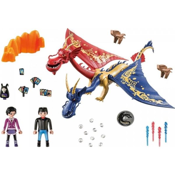 Playmobil Dragons 71080: Wu & Wei με την Jun