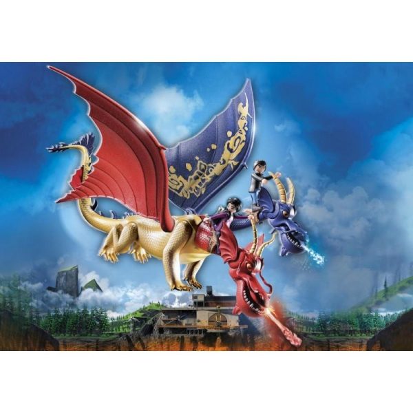 Playmobil Dragons 71080: Wu & Wei με την Jun
