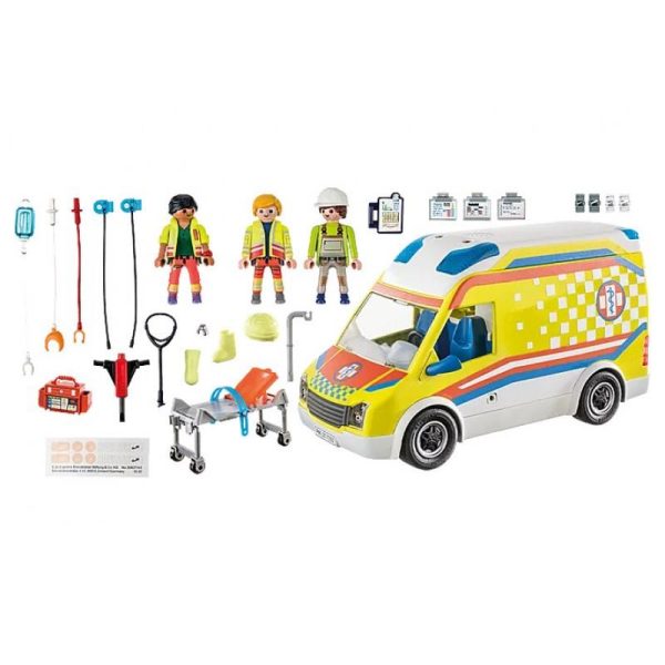 Playmobil City Life 71202: Ασθενοφόρο με Διασώστες