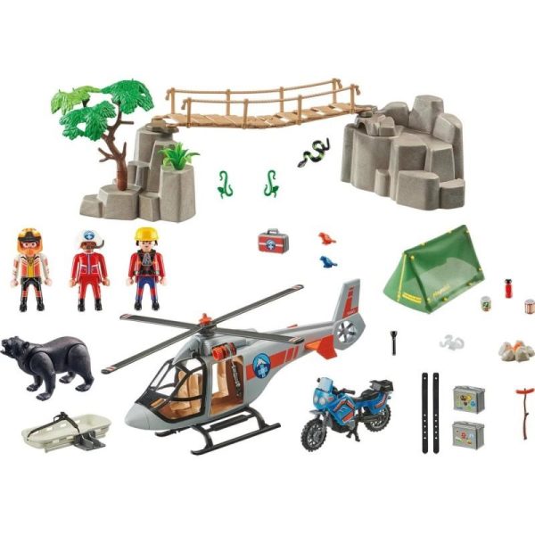 Playmobil Rescue Action 70663: Επιχείρηση Διάσωσης στο Βουνό