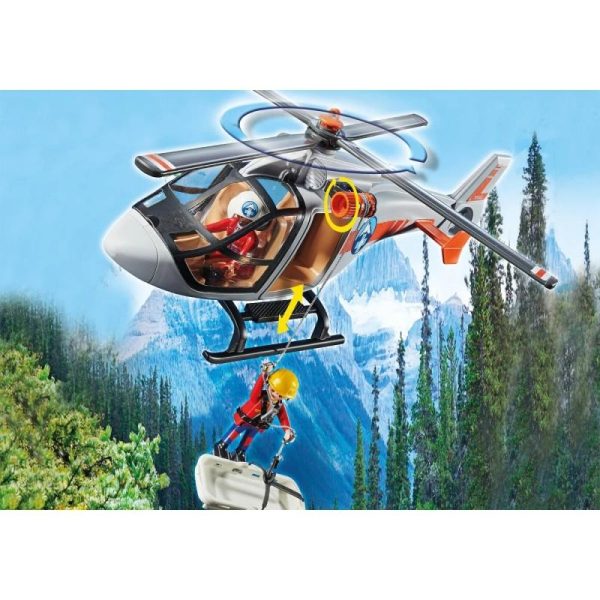 Playmobil Rescue Action 70663: Επιχείρηση Διάσωσης στο Βουνό