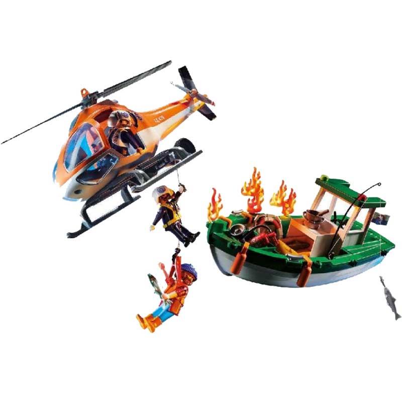 Playmobil Rescue Action 70491: Επιχείρηση Πυροσβεστικής - Διάσωση στη Θάλασσα