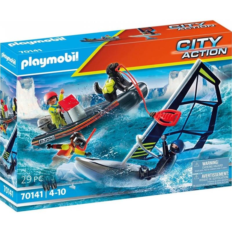 Playmobil City Action 70141 : Διάσωση ιστιοφόρου με φουσκωτό σκάφος