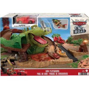 Disney Cars on the Road: Dino Playground - Πίστα με Δεινόσαυρο & Αυτοκίνητο McQueen
