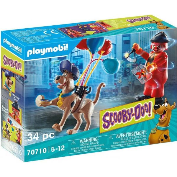 Playmobil Scooby Doo 70710 : Περιπέτεια Με Τον Ghost Clown