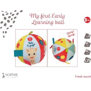 Sophie La Girafe Η Πρώτη Μου Μπαλίτσα Εκμάθησης από Ύφασμα με Ήχους