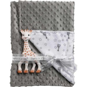 Sophie La Girafe Σετ Σόφι Kαμηλοπάρδαλη και Yπερ-απαλή Kουβερτούλα