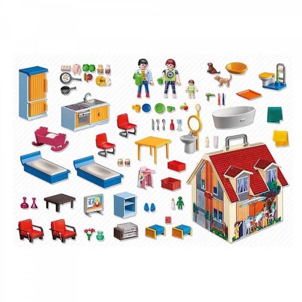Playmobil Dollhouse 5167: Μοντέρνο Κουκλόσπιτο Βαλιτσάκι