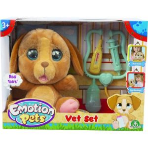 Emotion Pets Vet Set: Λούτρινο Σκυλάκι με Σετ Κτηνιάτρου