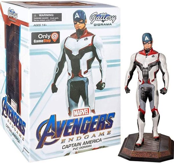Avengers Endgame Marvel Movie Gallery Team Suit Captain America 23cm