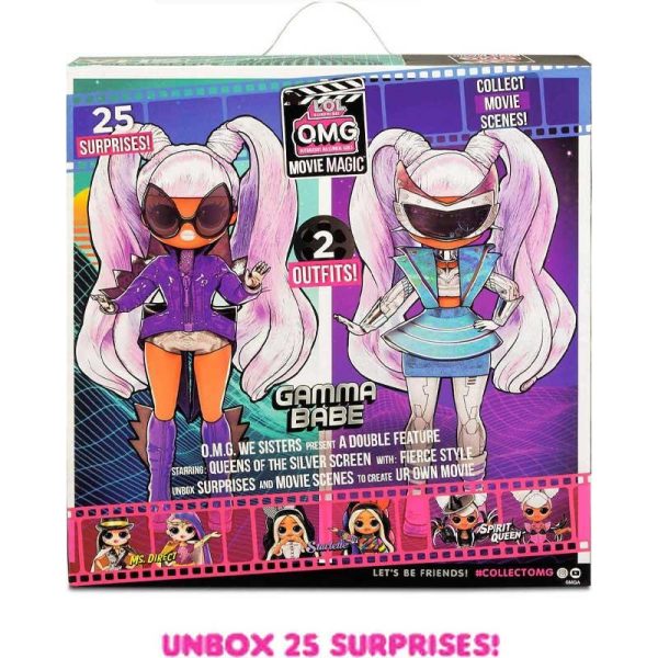 Lol Surprise O.M.G. Movie Magic Gamma Babe Κούκλα με 25 Εκπλήξεις