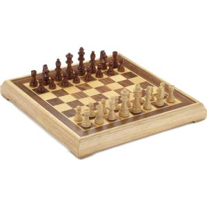 Longfield Chess Game - Ξύλινο Σετ Σκάκι 40x40cm