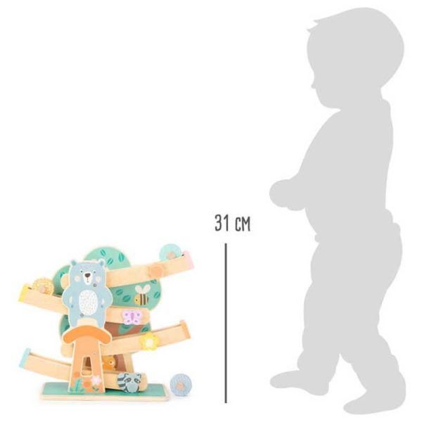 Small Foot Ξύλινο Παιχνίδι Κύλισης Μπάλας