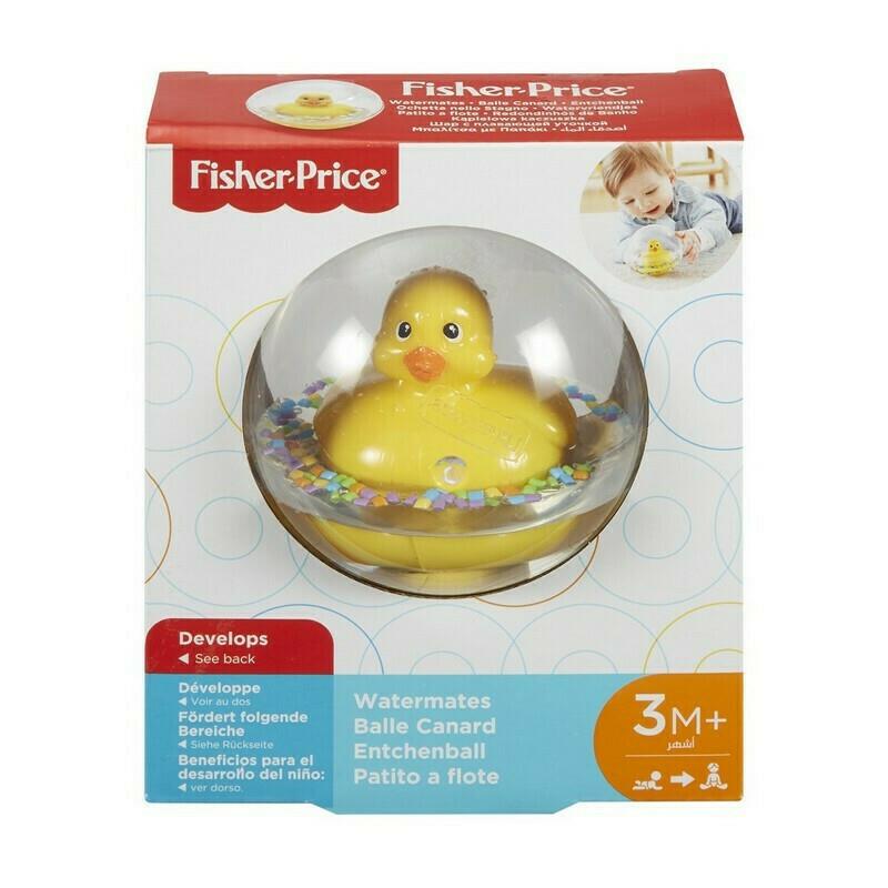 Fisher Price Watermates Μπάλα Μπάνιου με Παπάκι Κίτρινο