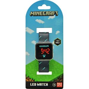Minecraft Led Watch Παιδικό Ρολόι Χειρός