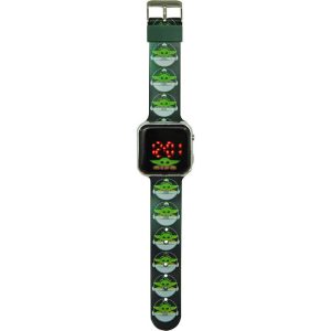 Star Wars The Mandalorian Led Watch Παιδικό Ρολόι Χειρός