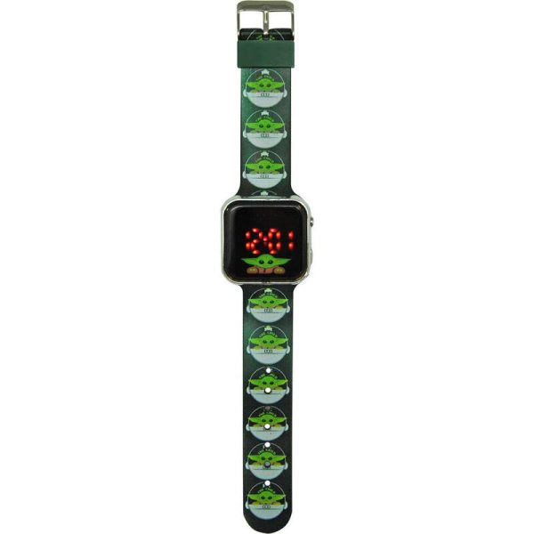 Star Wars The Mandalorian Led Watch Παιδικό Ρολόι Χειρός