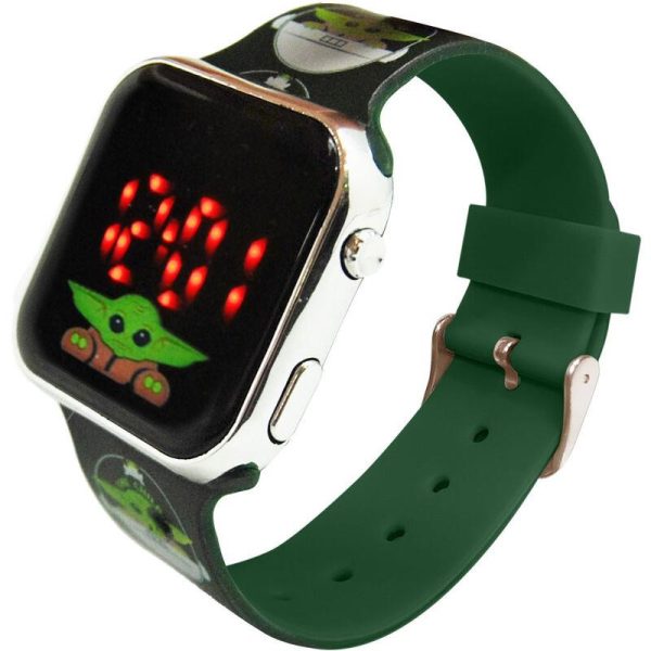 Star Wars The Mandalorian Led Watch Παιδικό Ρολόι Χειρός