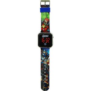 Marvel Avengers Cptain Amerika Led Watch Παιδικό Ρολόι Χειρός