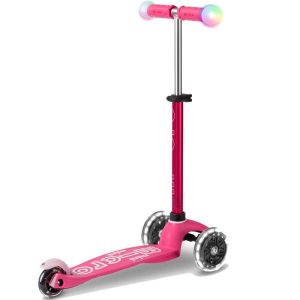 Mini Micro Deluxe Magic LED Pink – Πατίνι Τρίτροχο