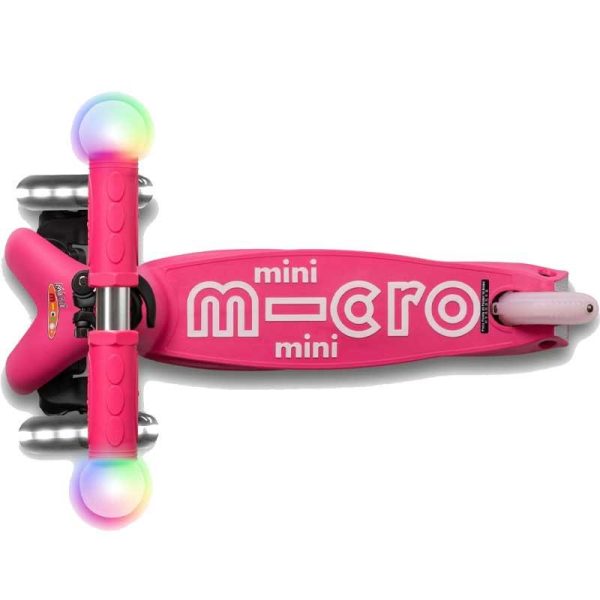 Mini Micro Deluxe Magic LED Pink – Πατίνι Τρίτροχο