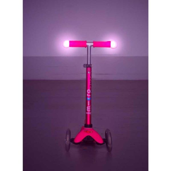 Mini Micro Deluxe Magic LED Pink – Πατίνι Τρίτροχο