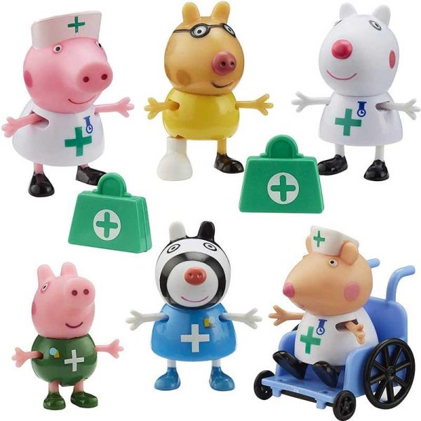 Peppa Pig Set με Φιγούρες Γιατροί και Νοσοκόμες