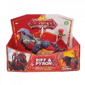 Gormiti Hyper Beasts S3 Magma Tribe - Riff & Pyron