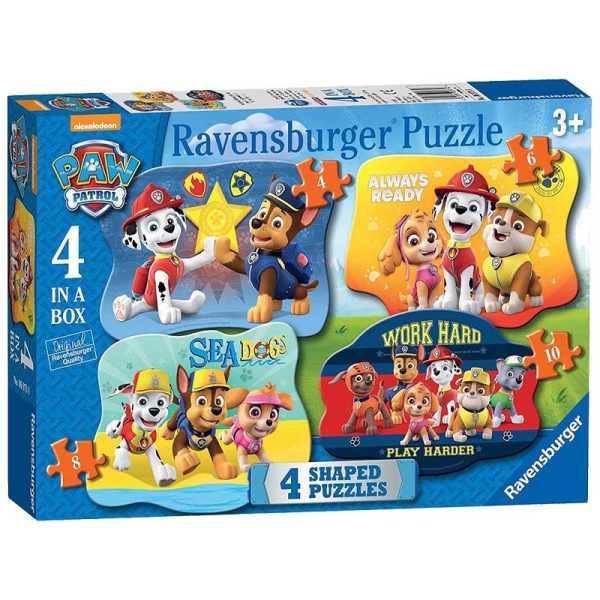 Paw Patrol 4x Shaped Puzzles