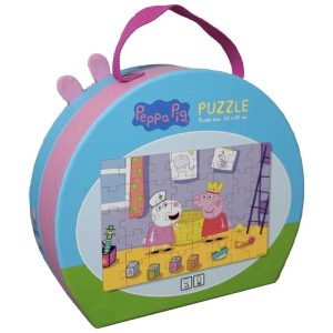 Peppa Pig Puzzle Βαλιτσάκι Peppa 40 Κομμάτια