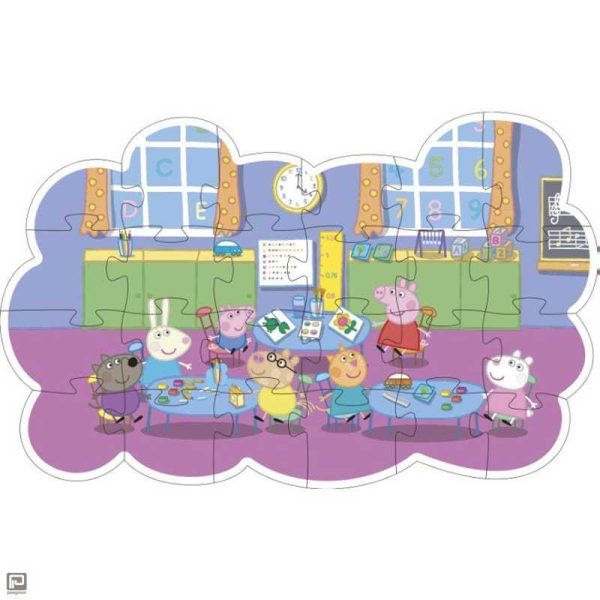 Peppa Pig Puzzle Η Σχολική Τάξη της Peppa 24 Κομμάτια