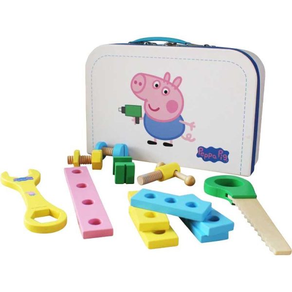 Peppa Pig George's Wooden Tool Set - Ξύλινα Εργαλεία