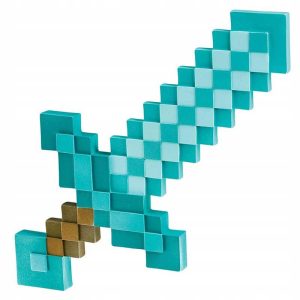 Minecraft Plastic Replica Diamond Sword - Σπαθί 51 cm