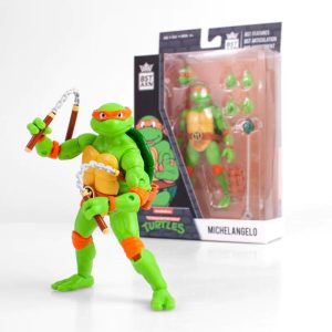 The Loyal Subjects Teenage Mutants Ninja Turtles Michelangelo BST AXN Figure 13cm