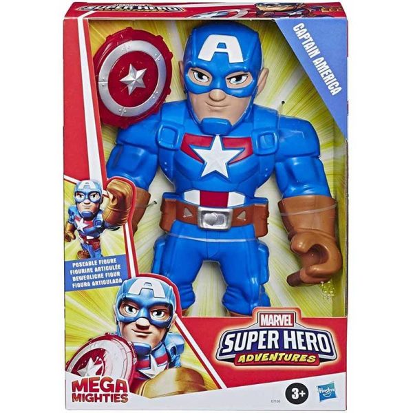 Marvel Super Hero Adventures - Mega Mighties Captain America Φιγούρα 25cm