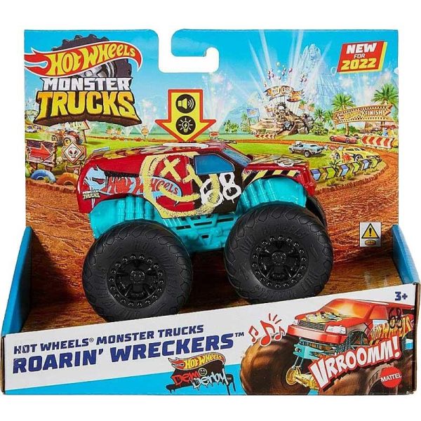 Hot Wheels Monster Trucks Roarin' Wreckers Demo Derby